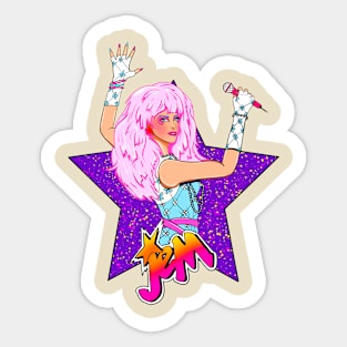 Jem and the holograms Sticker